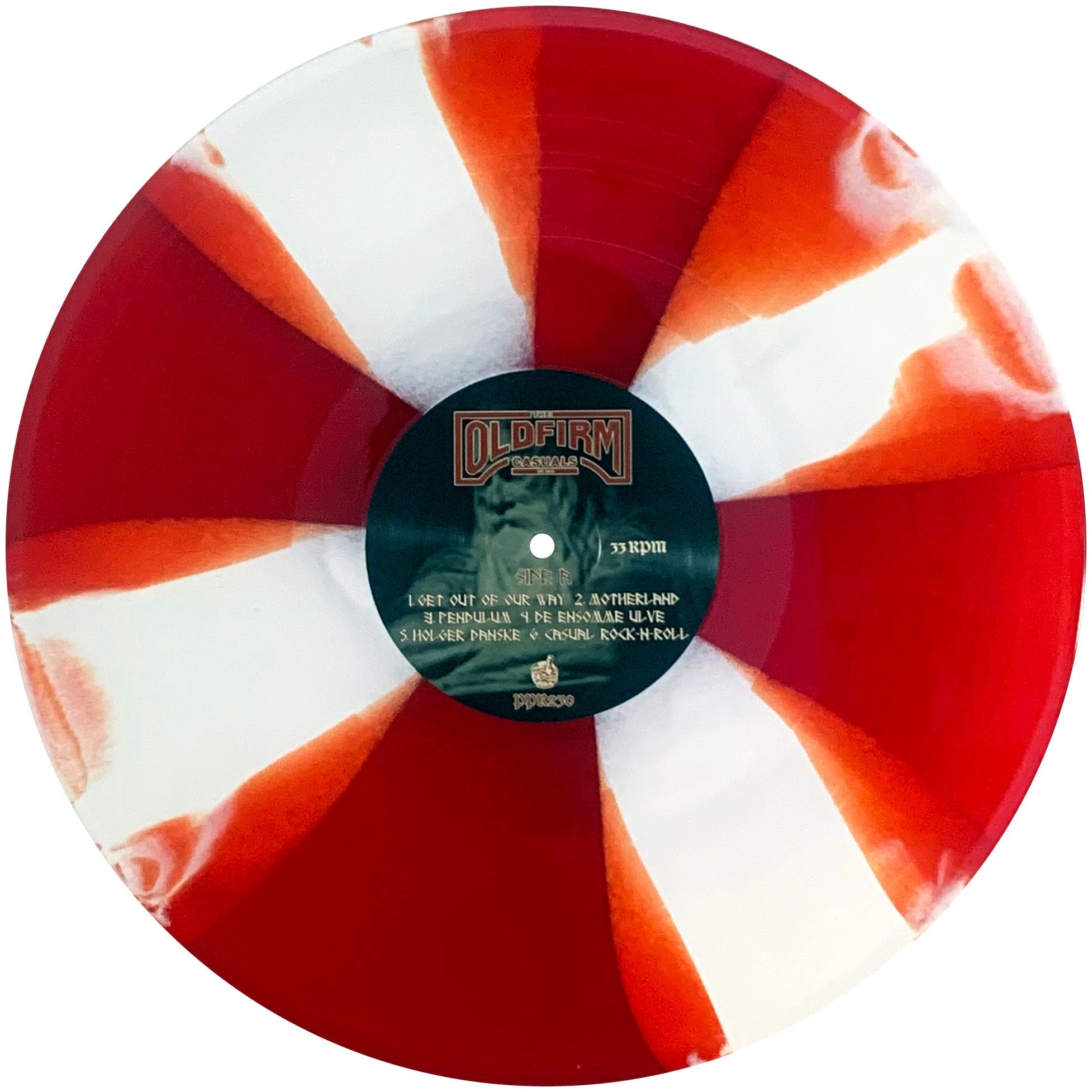 THE OLD FIRM CASUALS 'HOLGER DANSKE' LP - DANISH FLAG