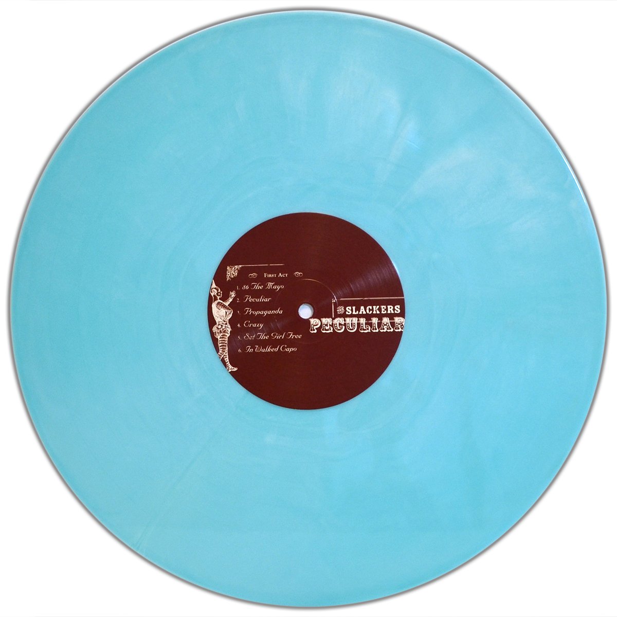 THE SLACKERS 'PECULIAR' LP + 7" EP - BLUE