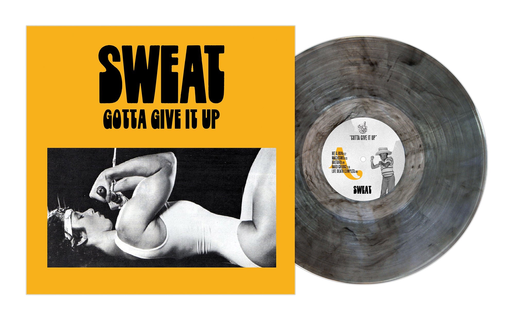 SWEAT 'GOTTA GIVE IT UP' LP - CLEAR/BLACK/MARBLE