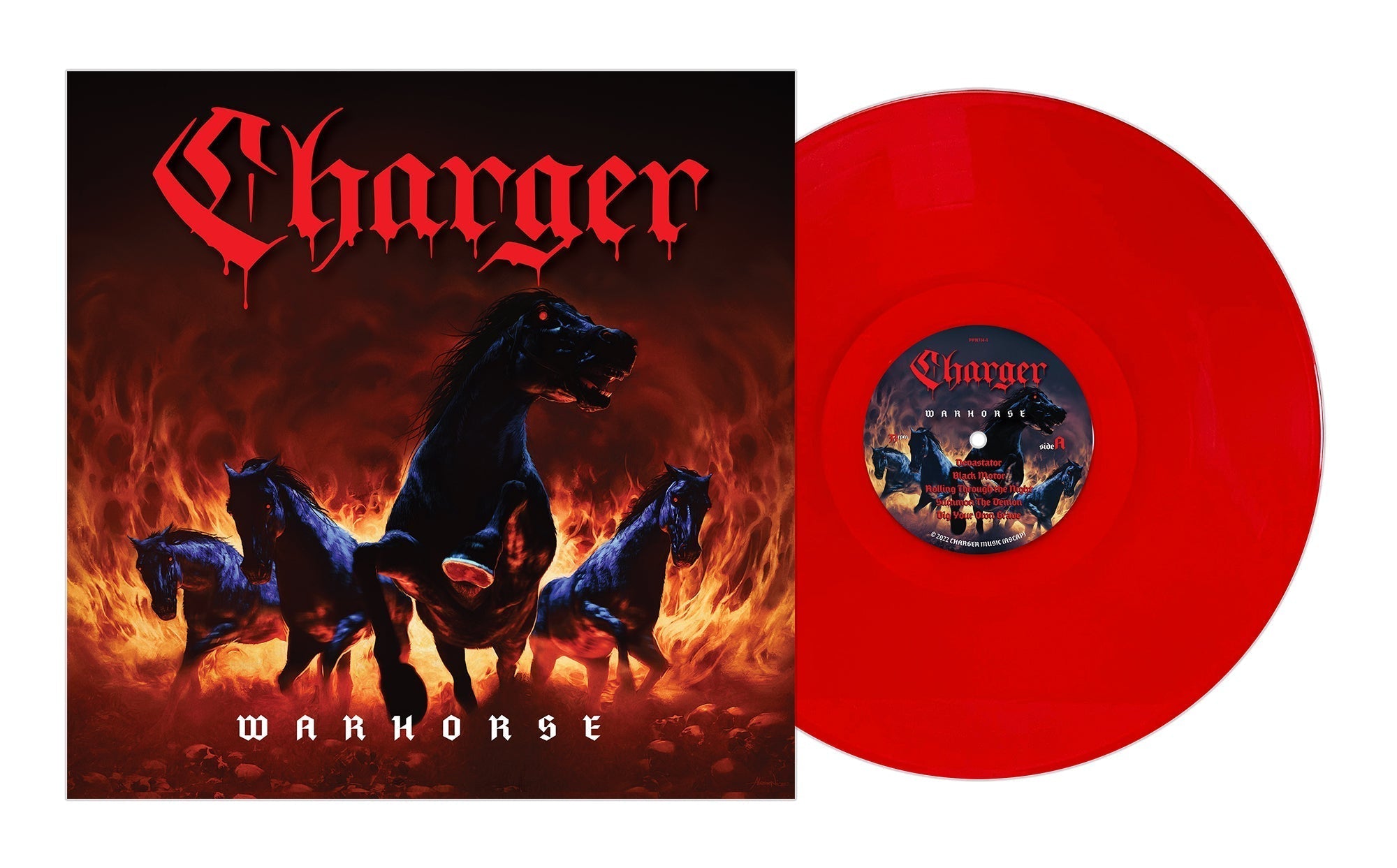 CHARGER 'WARHORSE' LP - RED