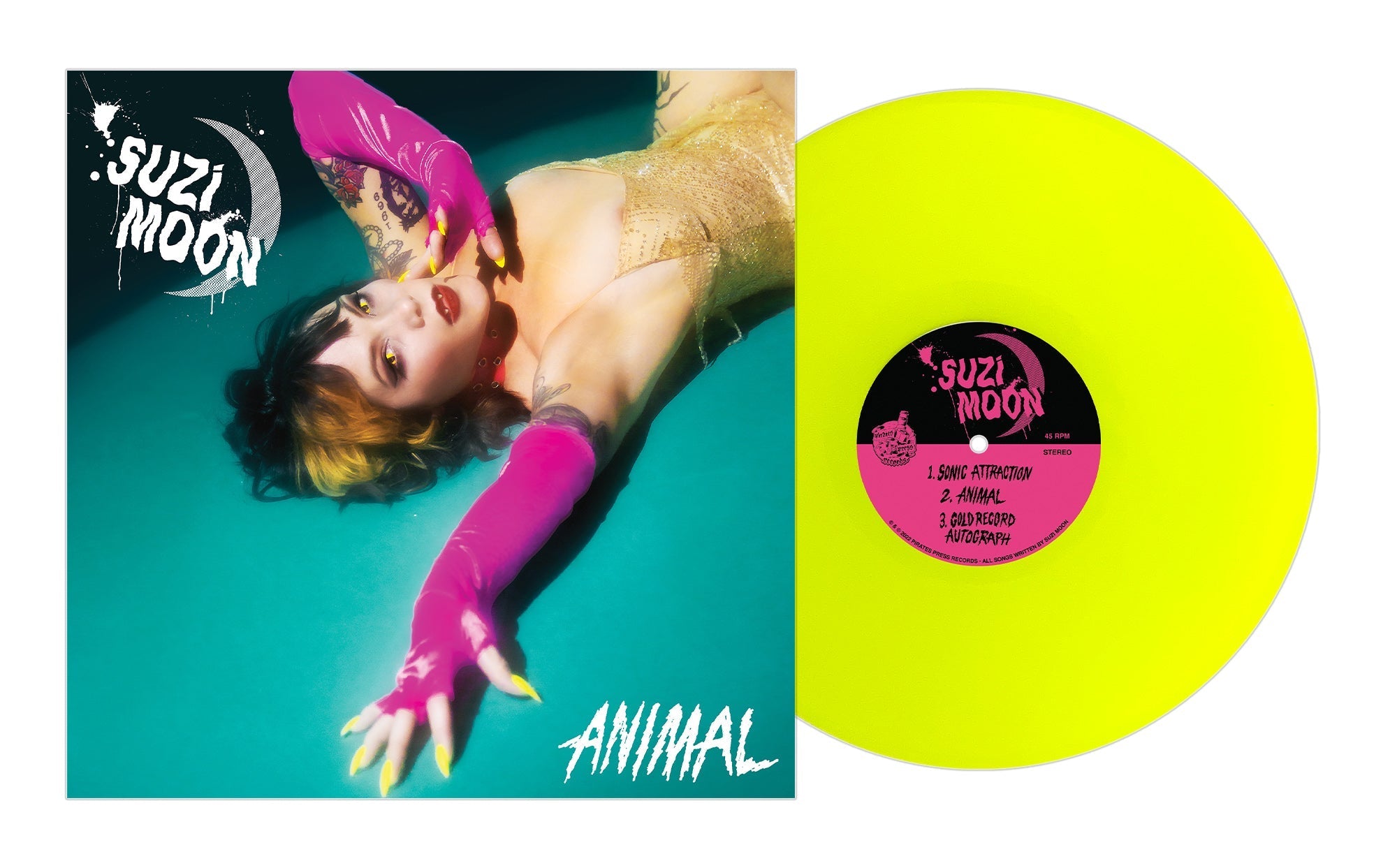 SUZI MOON 'ANIMAL' 12" EP - PURPLE