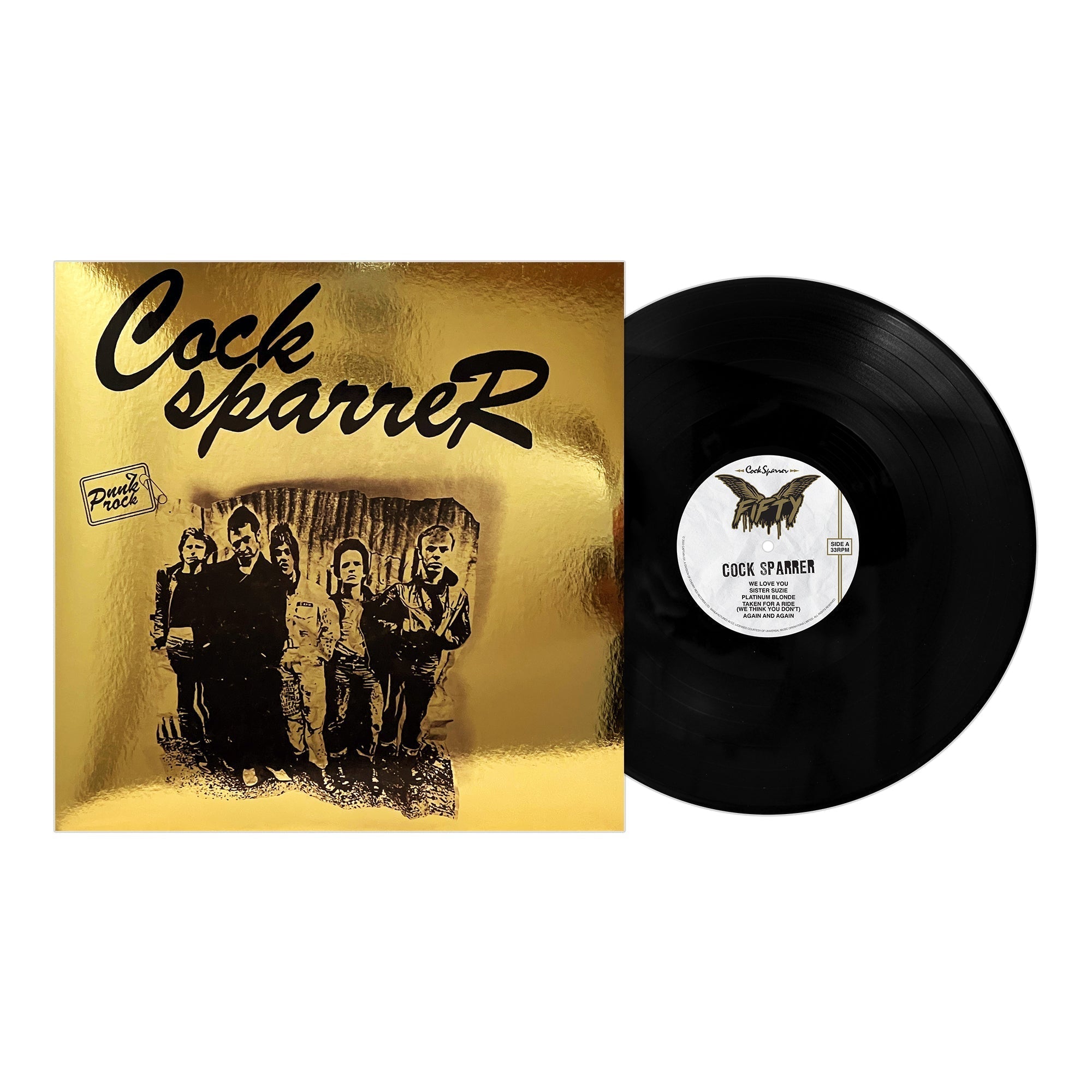 COCK SPARRER 'COCK SPARRER' 50TH ANNIVERSARY EDITION LP