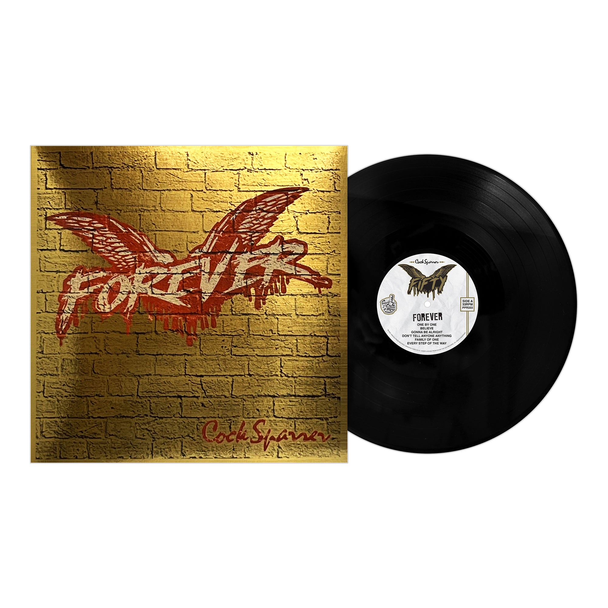COCK SPARRER 'FOREVER' 50TH ANNIVERSARY EDITION LP