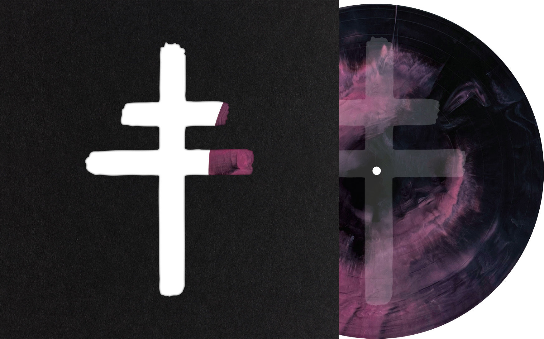 PRESIDENT ‘REVOLVER EXCLUSIVE’ 12" - EXCLUSIVE - LTD. 500 - PINK/BLACK/STARBURST - ETCHED B-SIDE