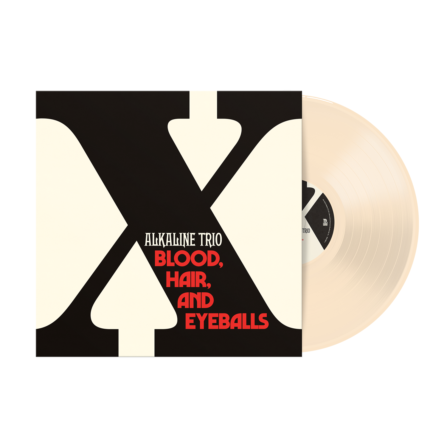 ALKALINE TRIO 'BLOOD, HAIR, AND EYEBALLS' LP - EXCLUSIVE - LTD.300 - BONE