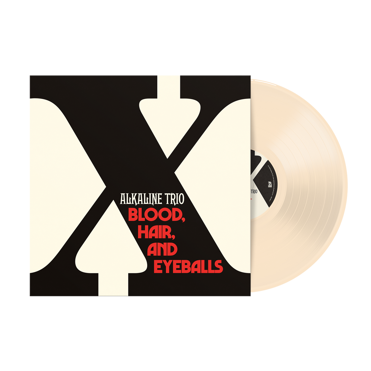 ALKALINE TRIO 'BLOOD, HAIR, AND EYEBALLS' LP - EXCLUSIVE - LTD.300 - BONE