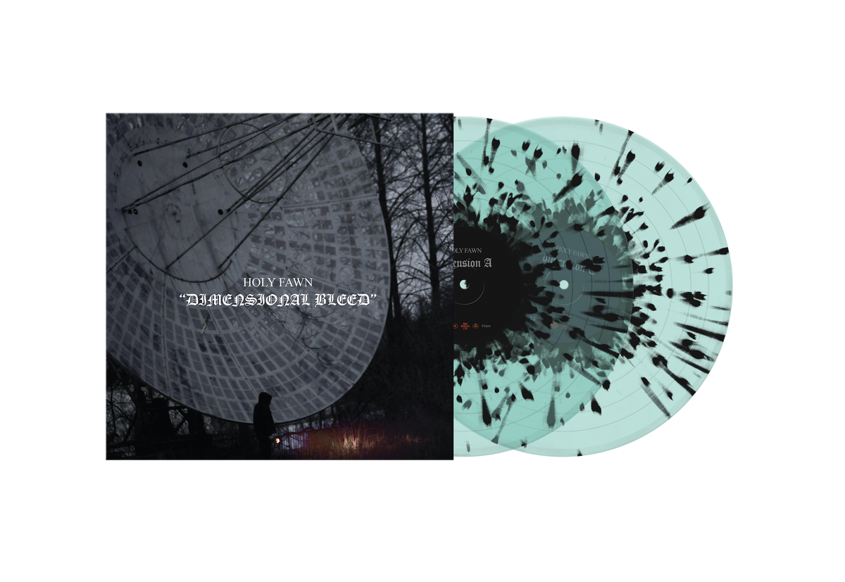 HOLY FAWN ‘DIMENSIONAL BLEED’ 2LP LTD. 250 - COKE BOTTLE CLEAR/BLACK SPLATTER