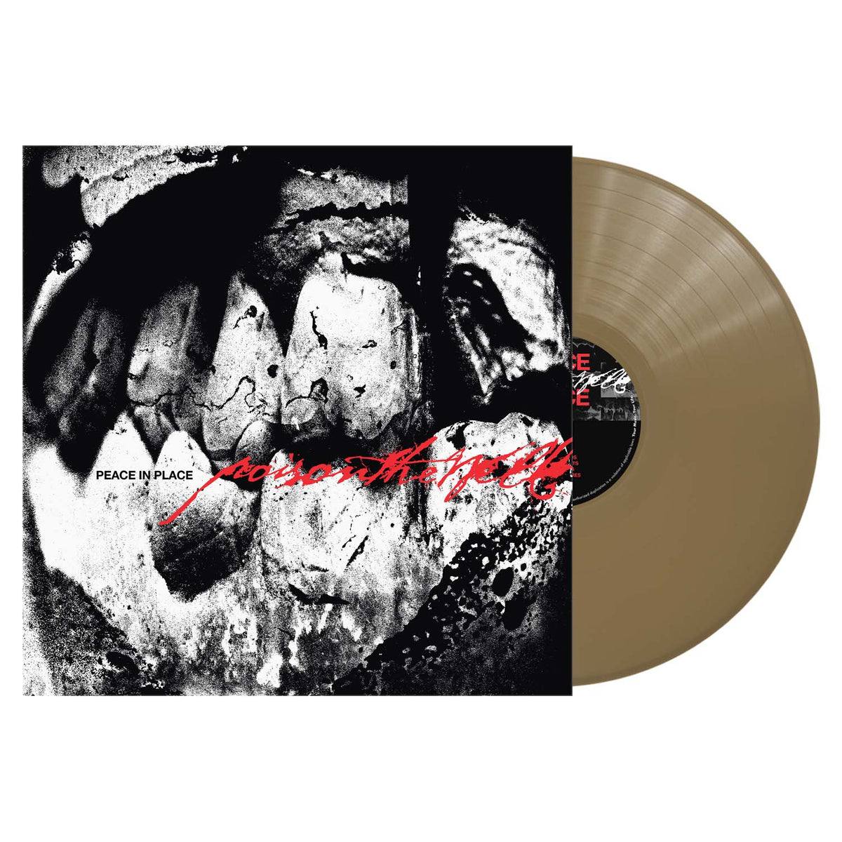 POISON THE WELL 'PEACE IN PLACE' LP - EXCLUSIVE - LTD. 500 - SOLID GOLD
