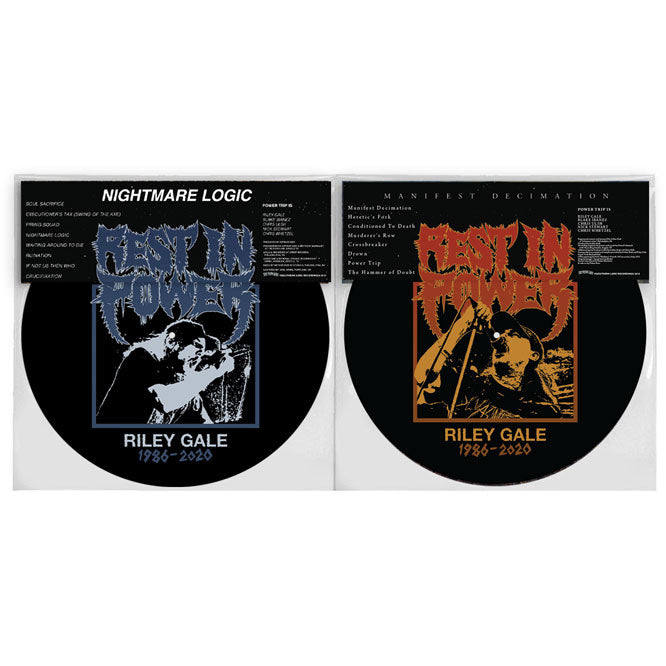 POWER TRIP 'MANIFEST DECIMATION/NIGHTMARE LOGIC' RILEY GALE FOUNDATION EDITION 2LP - PICTURE DISC