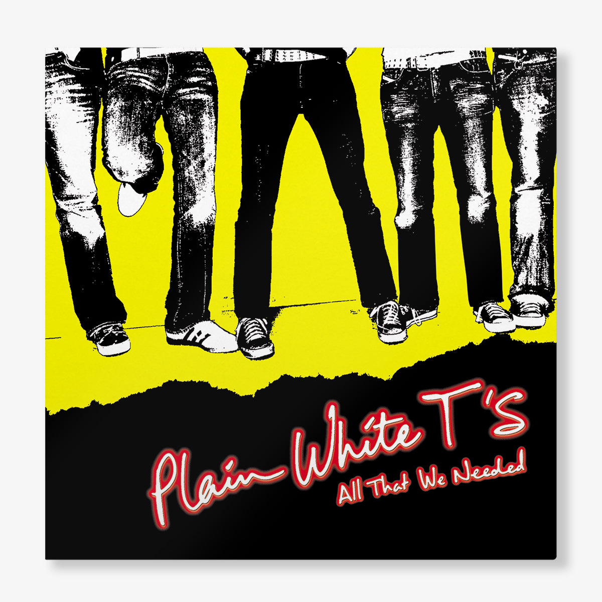 PLAIN WHITE T'S 'ALL THAT WE NEEDED' LP (Red Opaque Vinyl)