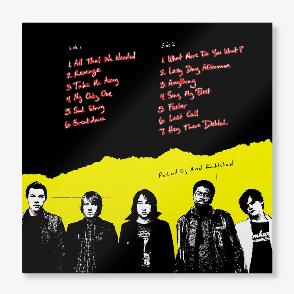 PLAIN WHITE T'S 'ALL THAT WE NEEDED' LP - RED OPAQUE