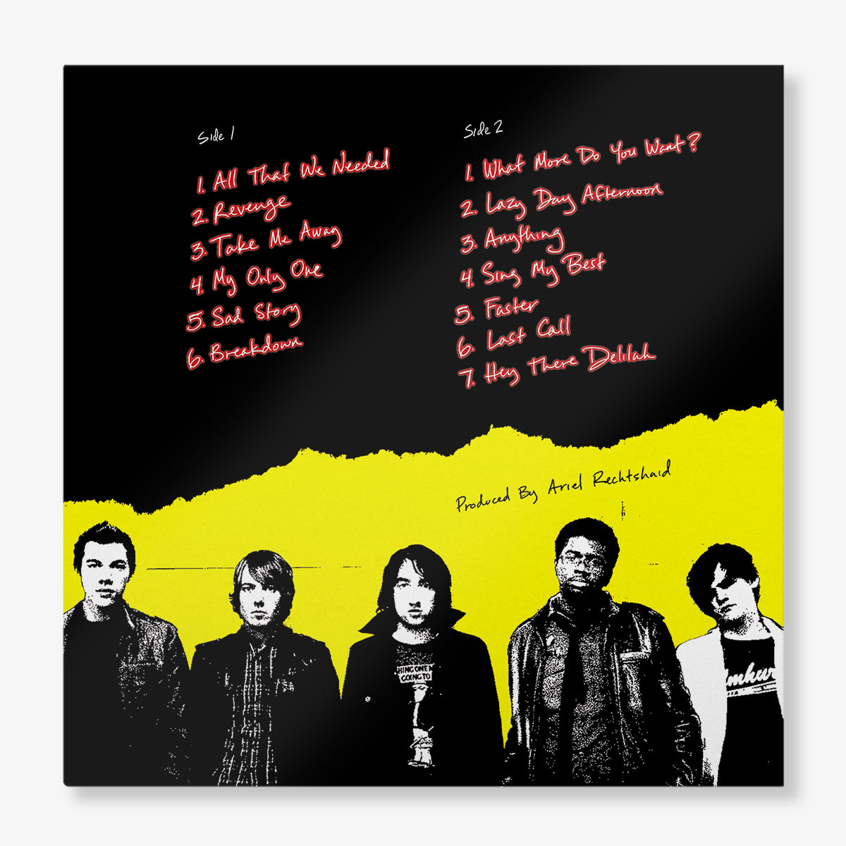 PLAIN WHITE T'S 'ALL THAT WE NEEDED' LP (Red Opaque Vinyl)