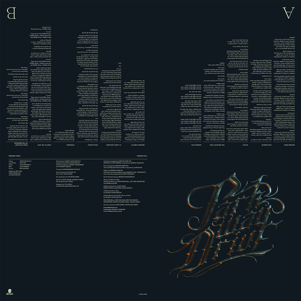 PARKWAY DRIVE ‘DARKER STILL’ LP - EXCLUSIVE - LTD. 500 - YELLOW/BLACK