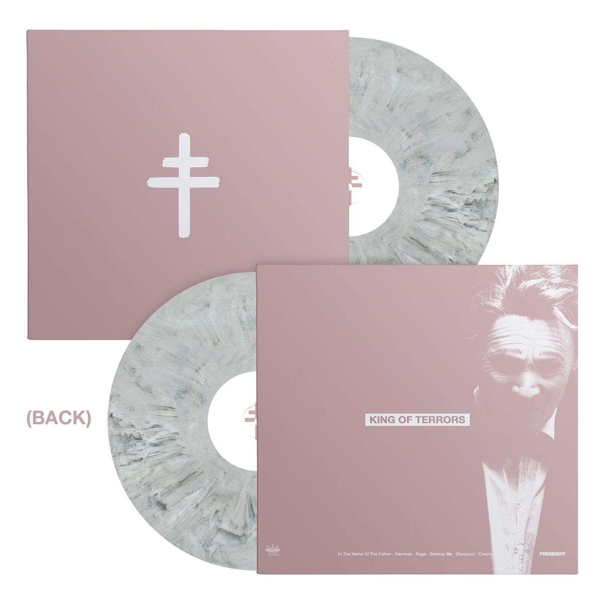 PRESIDENT ‘KING OF TERRORS’ EP - EXCLUSIVE - GRAY/MARBLE + EXCLUSIVE SLIPMAT