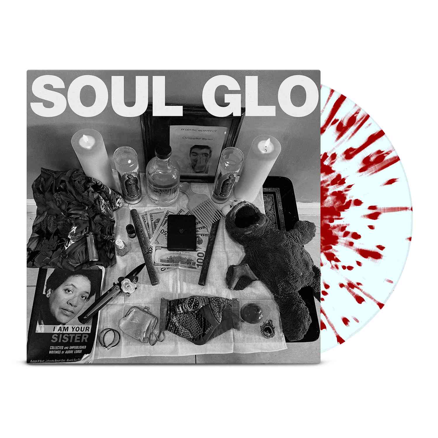 SOUL GLO 'DIASPORA PROBLEMS' LP - EXCLUSIVE - LTD. 300 - ELECTRIC BLUE/RED/SPLATTER