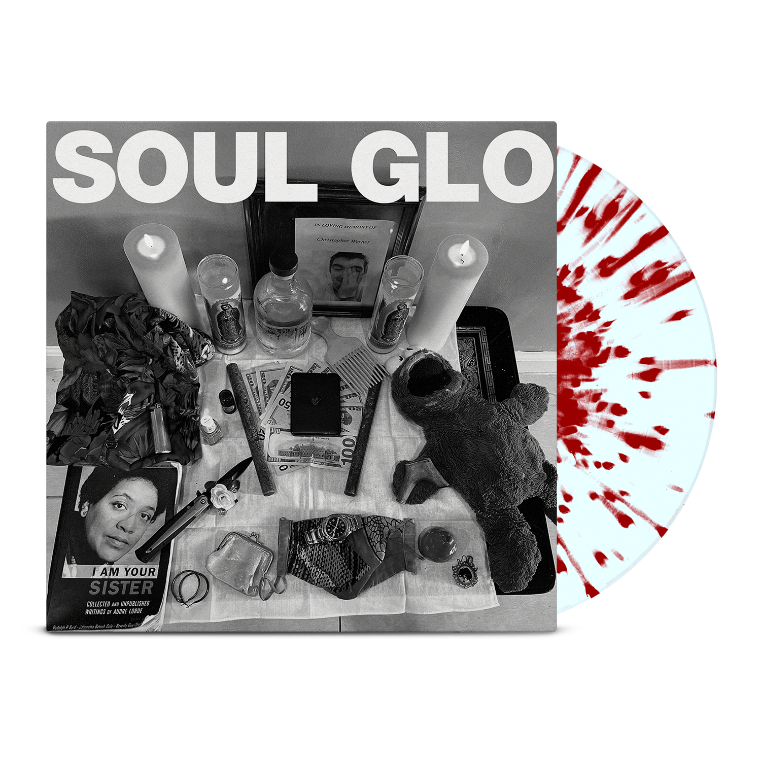 SOUL GLO 'DIASPORA PROBLEMS' LP - EXCLUSIVE - LTD. 300 - ELECTRIC BLUE/RED/SPLATTER