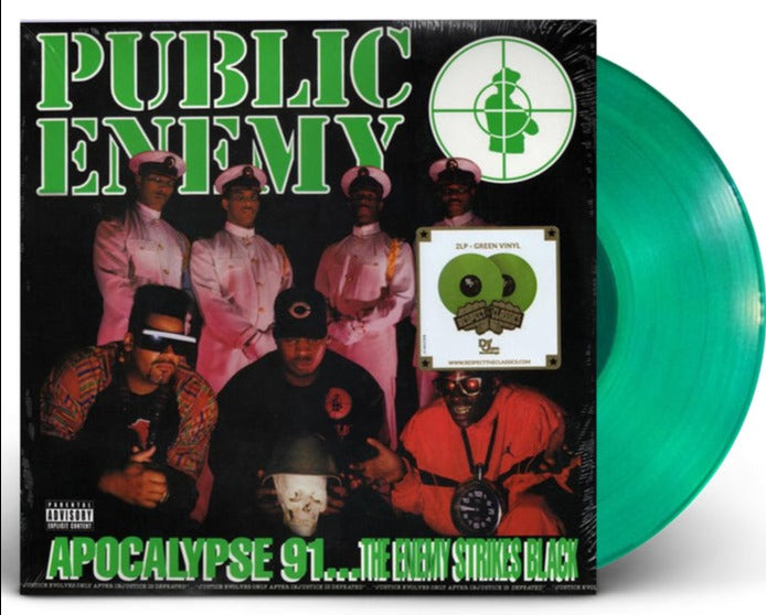 PUBLIC ENEMY APOCALYPSE 91: THE ENEMY STRIKES BLACK' 2LP - GREEN