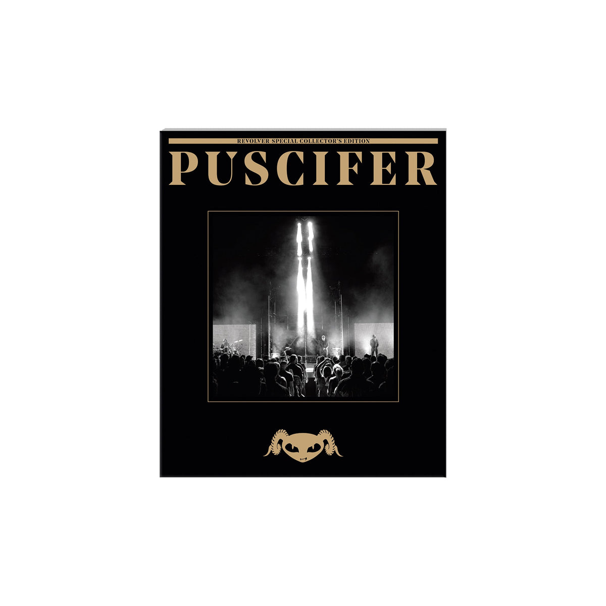 PUSCIFER x Revolver Special Collector's Edition Magazine w/ 'Global Probing, Live from Prescott' 2LP - CLEAR/WHITE/SMOKE