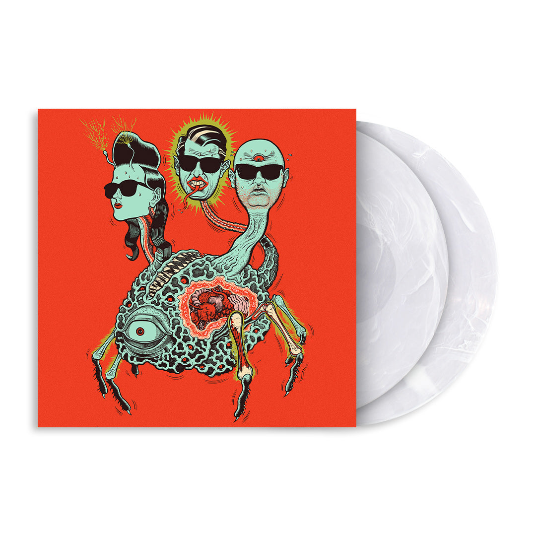 PUSCIFER 'GLOBAL PROBING, LIVE FROM PRESCOTT' 2LP - EXCLUSIVE - LTD. 500 - CLEAR/WHITE SMOKE