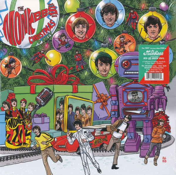 THE MONKEES 'CHRISTMAS PARTY' LP - RED/GREEN