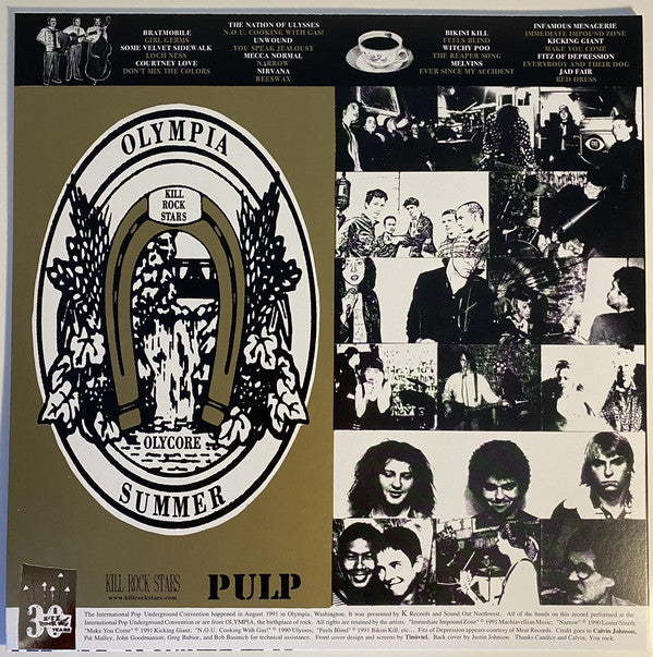 KILL ROCK STARS 30TH ANNIVERSARY LP - CLEAR