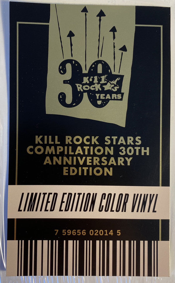KILL ROCK STARS 30TH ANNIVERSARY LP - CLEAR