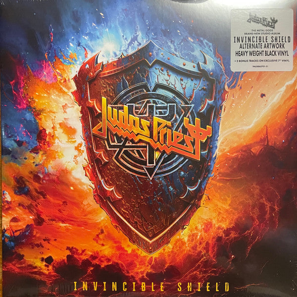 JUDAS PRIEST ‘INVINCIBLE SHIELD’ 2LP + Bonus 7"