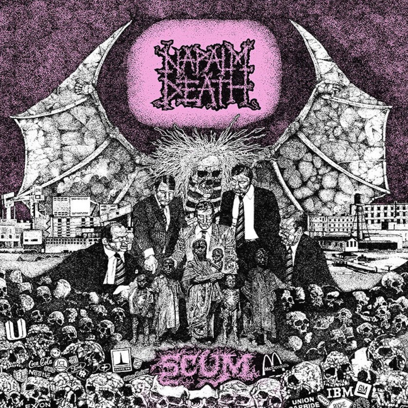 NAPALM DEATH 'SCUM' LP - PINK