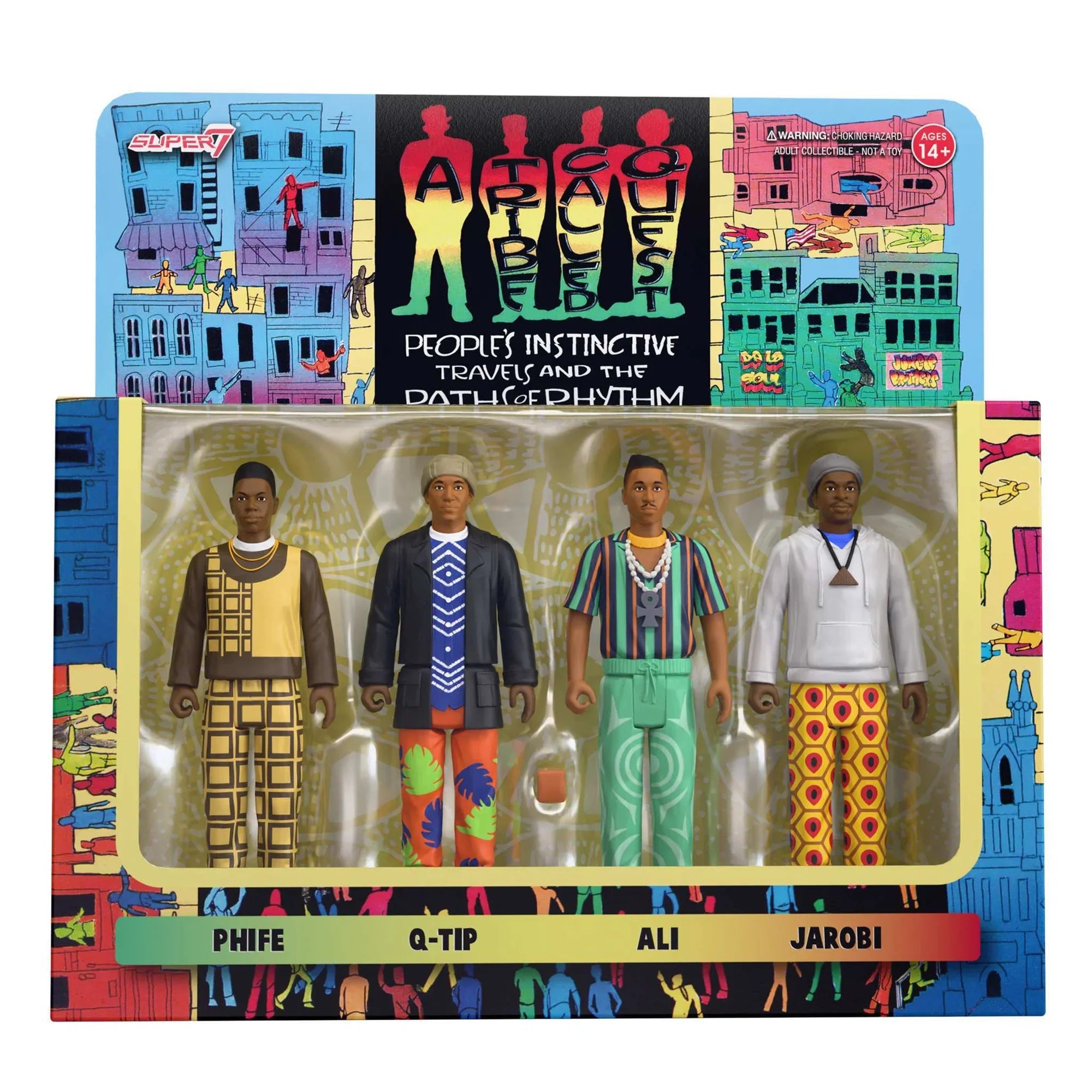 A TRIBE CALLED QUEST REACTION FIGURES WAVE 1 - PEOPLE'S INSTINCTIVE TR ...