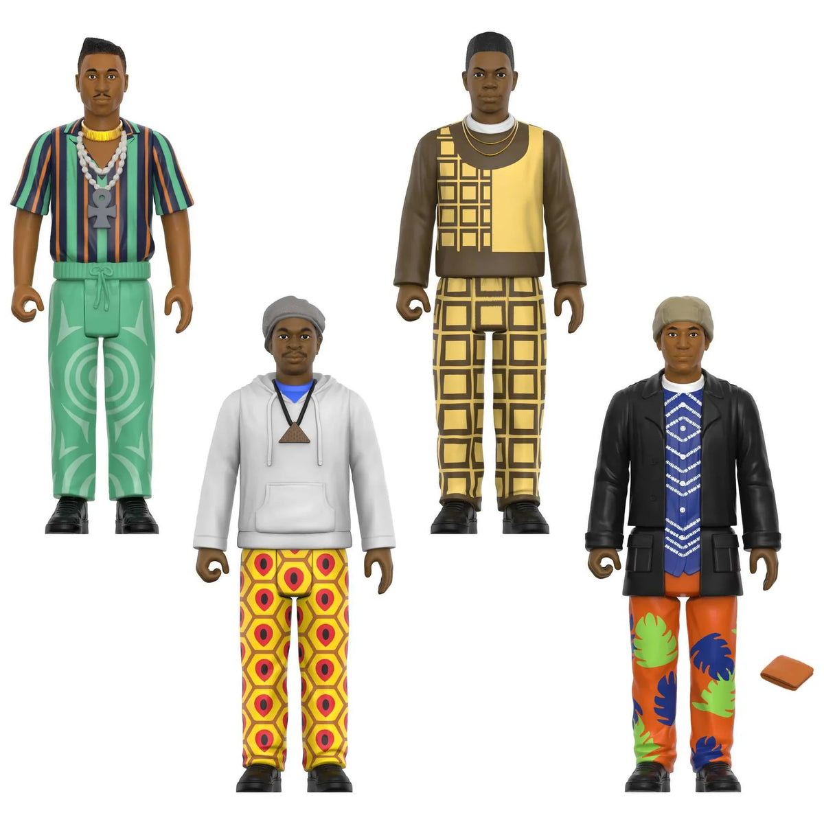 A TRIBE CALLED QUEST REACTION FIGURES WAVE 1 - PEOPLE'S INSTINCTIVE TRAVELS AND THE PATHS OF RHYTHM 4-PACK