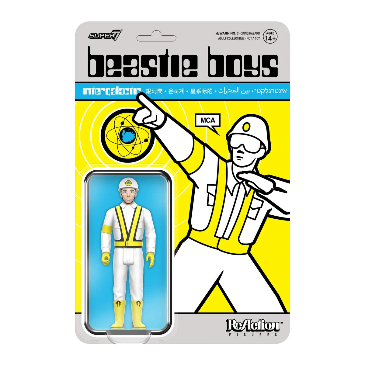 BEASTIE BOYS REACTION FIGURE WAVE 4 - MCA (INTERGALACTIC CROSSING GUARD)