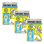 BEASTIE BOYS REACTION FIGURES WAVE 4 (INTERGALACTIC CROSSING GUARD) - 3-PACK