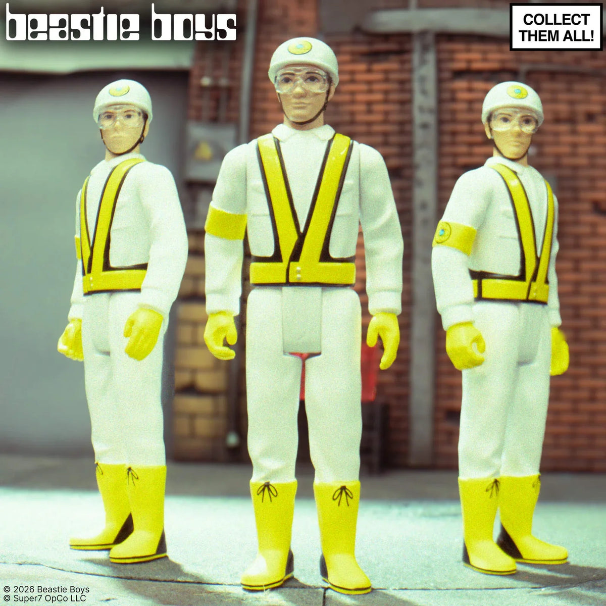 BEASTIE BOYS REACTION FIGURES WAVE 4 (INTERGALACTIC CROSSING GUARD) - 3-PACK