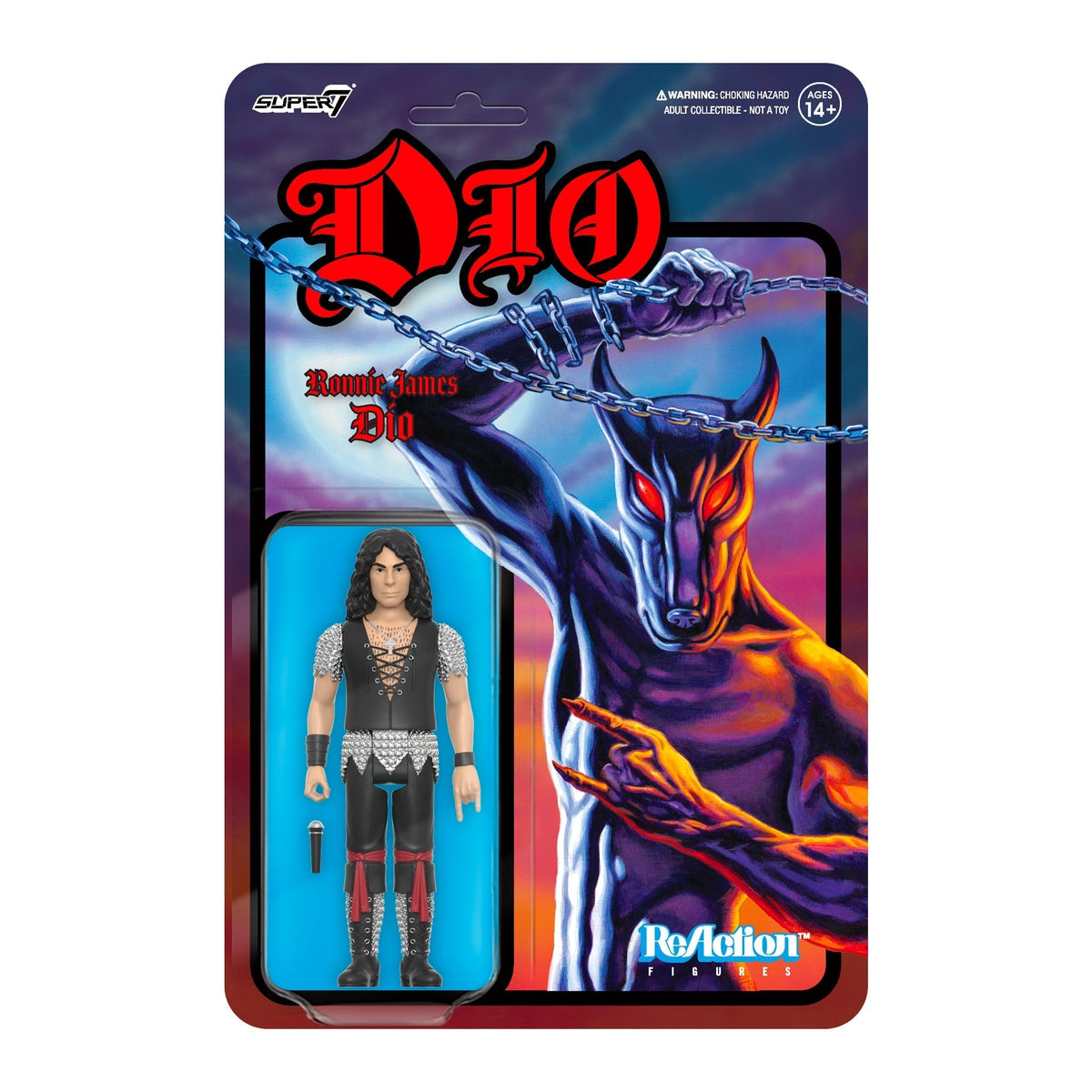 RONNIE JAMES DIO WAVE 1 REACTION FIGURE