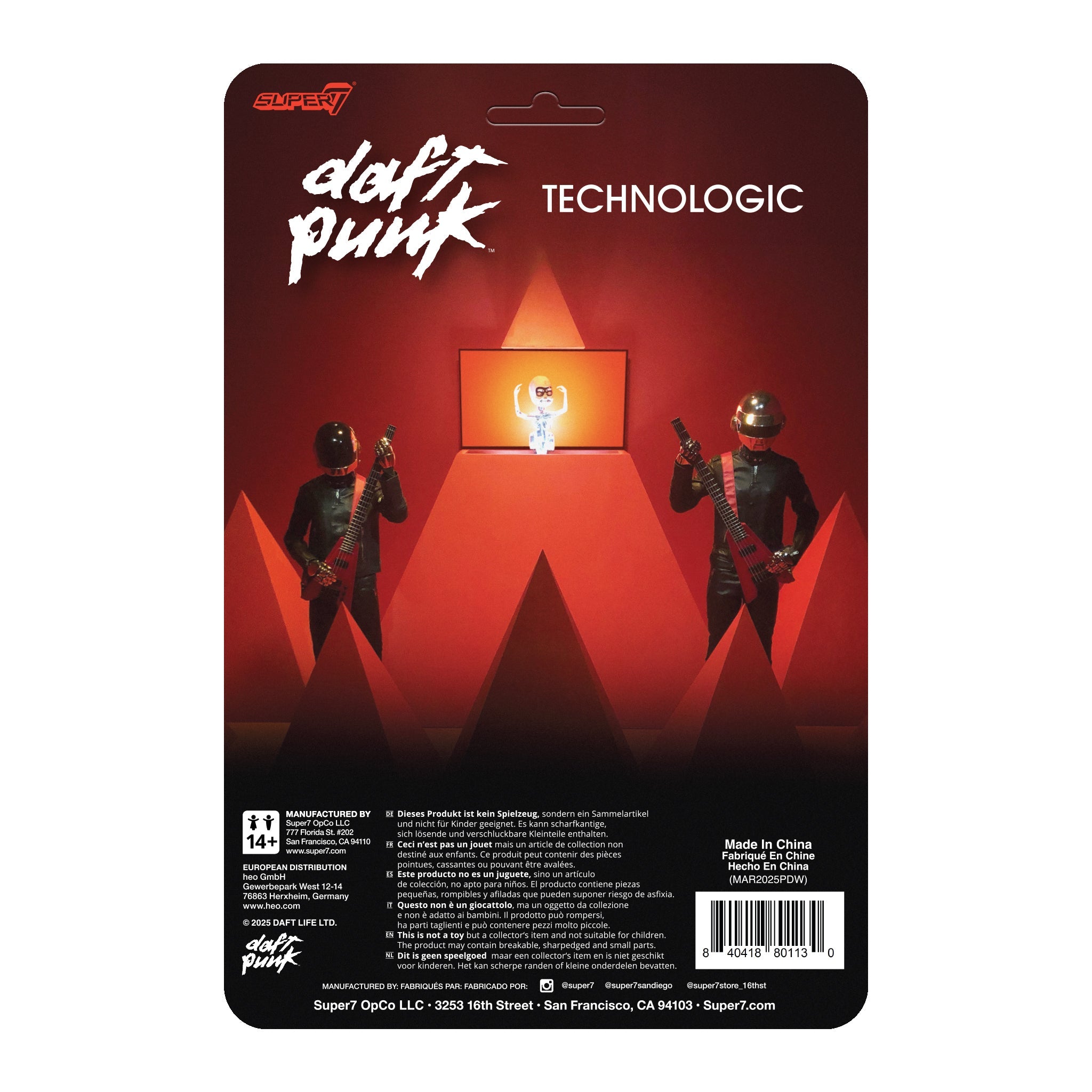 DAFT PUNK (HUMAN AFTER ALL) REACTION FIGURE 2-PACK WAVE 1