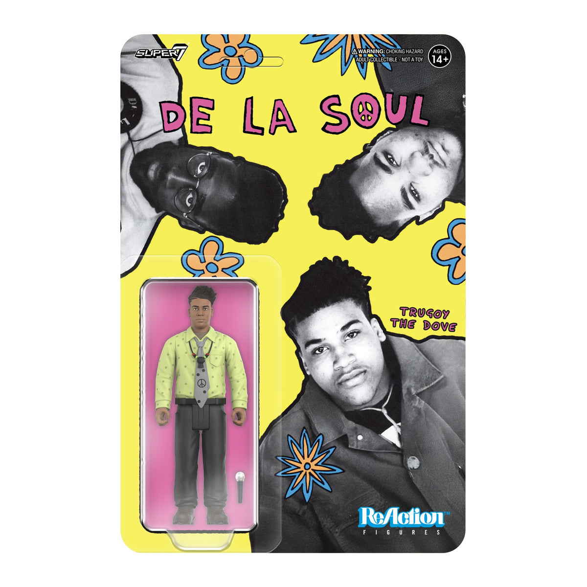 DE LA SOUL DAVID "TRUGOY THE DOVE" JOLICOEUR (ME, MYSELF & I) REACTION FIGURE WAVE 1