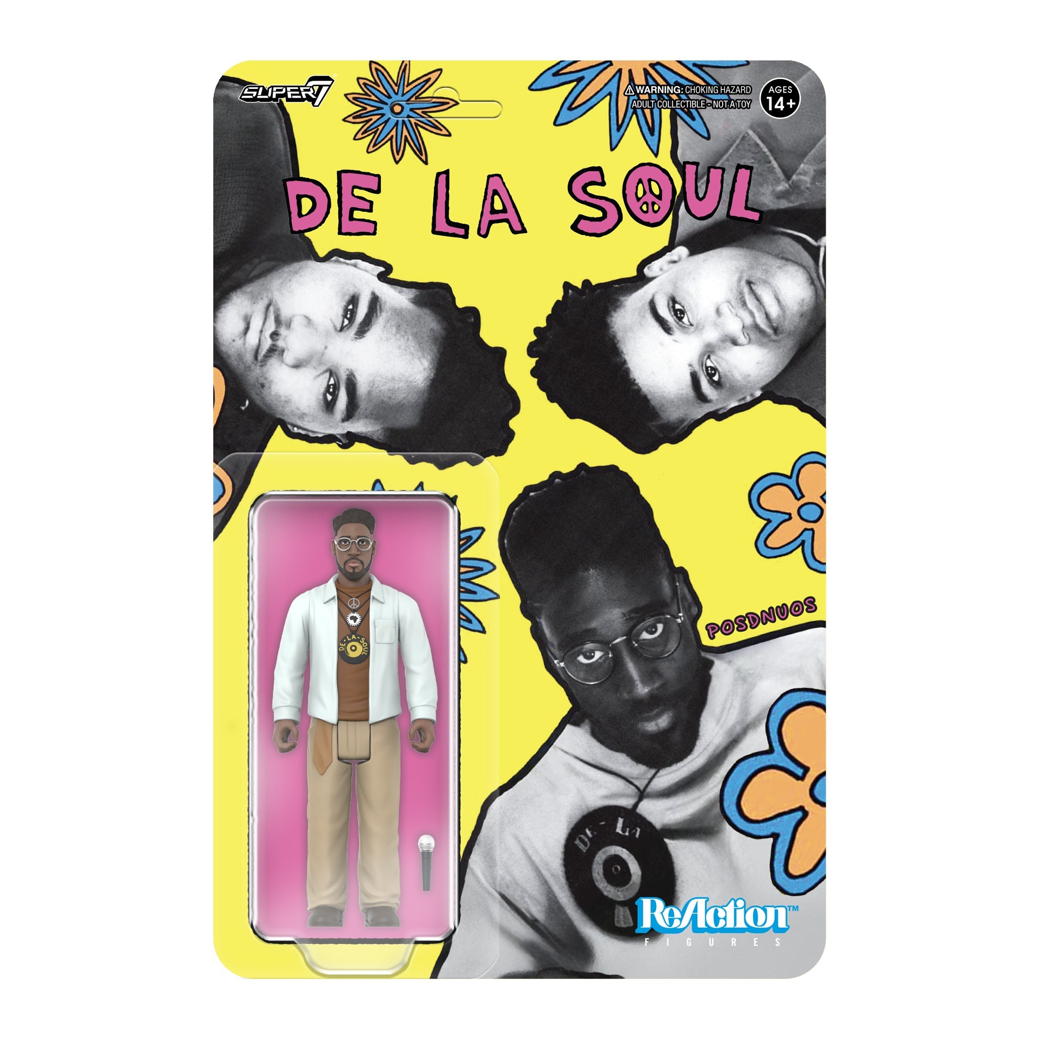 DE LA SOUL KELVIN "POSDNUOS" MERCER REACTION FIGURE WAVE 1 (Me, Myself & I)