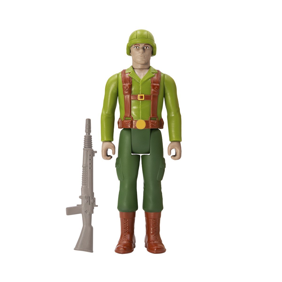 GI JOE REACTION FIGURE - WAVE 1 GREENSHIRT - TAN