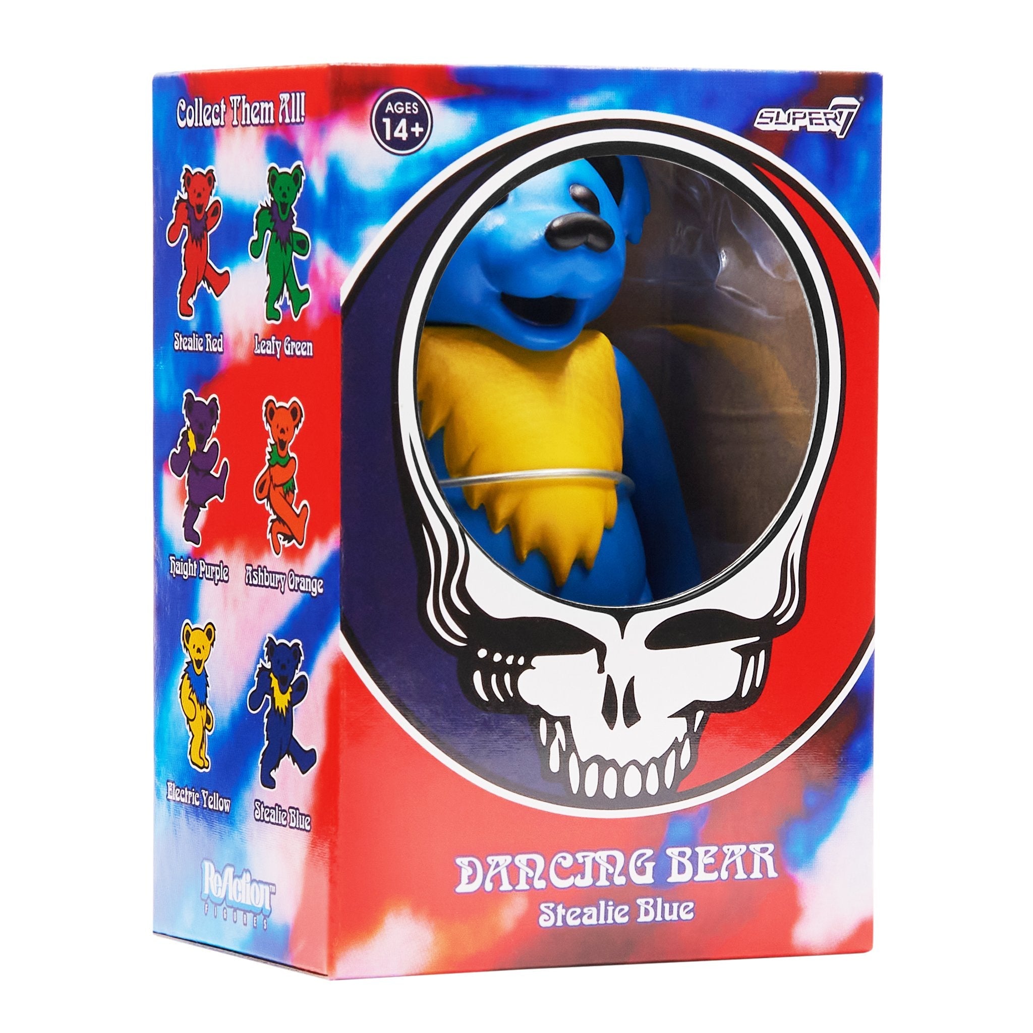 SUPER7 REACTION GRATEFUL DEAD W2 DANCING BEARS BLUE
