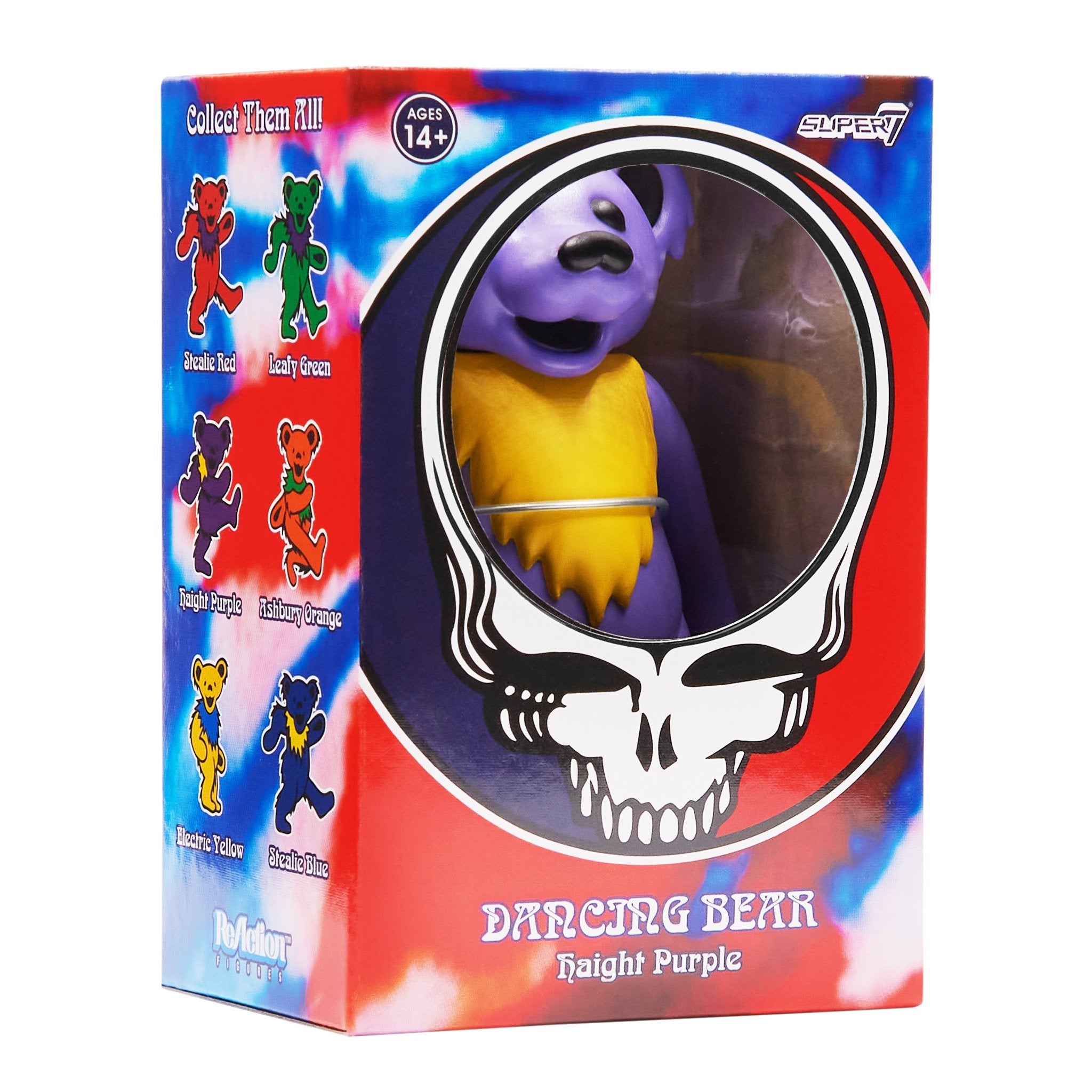 SUPER7 REACTION GRATEFUL DEAD W2 DANCING BEARS PURPLE