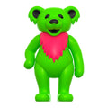 SUPER7 REACTION GRATEFUL DEAD W3 DANCING BEARS - LEAFY GREEN/GLOW IN THE DARK