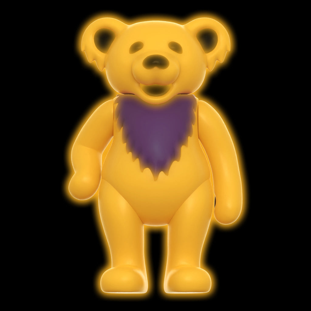 SUPER7 REACTION GRATEFUL DEAD W3 DANCING BEARS - ASHBURY ORANGE/GLOW IN THE DARK