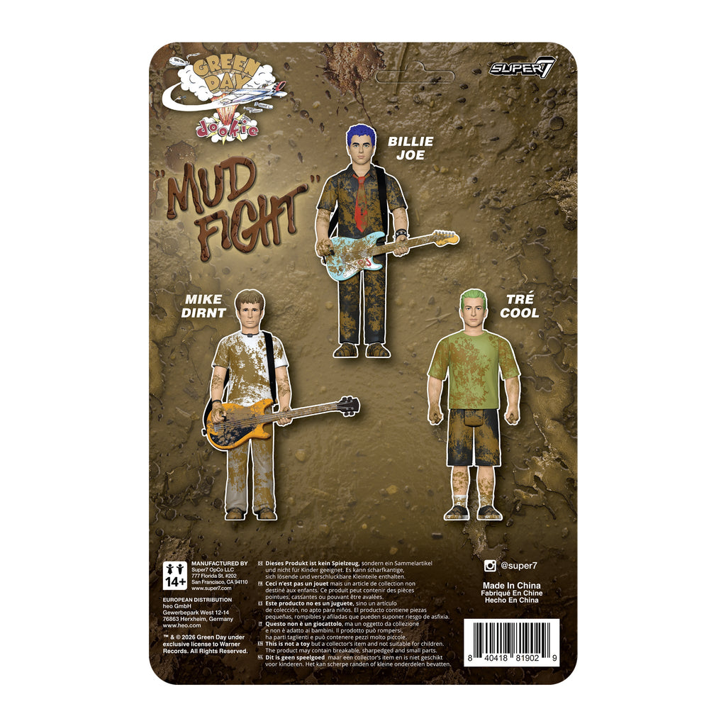 GREEN DAY 'MIKE DIRNT - MUD FIGHT' REACTION FIGURE (Wave 1)