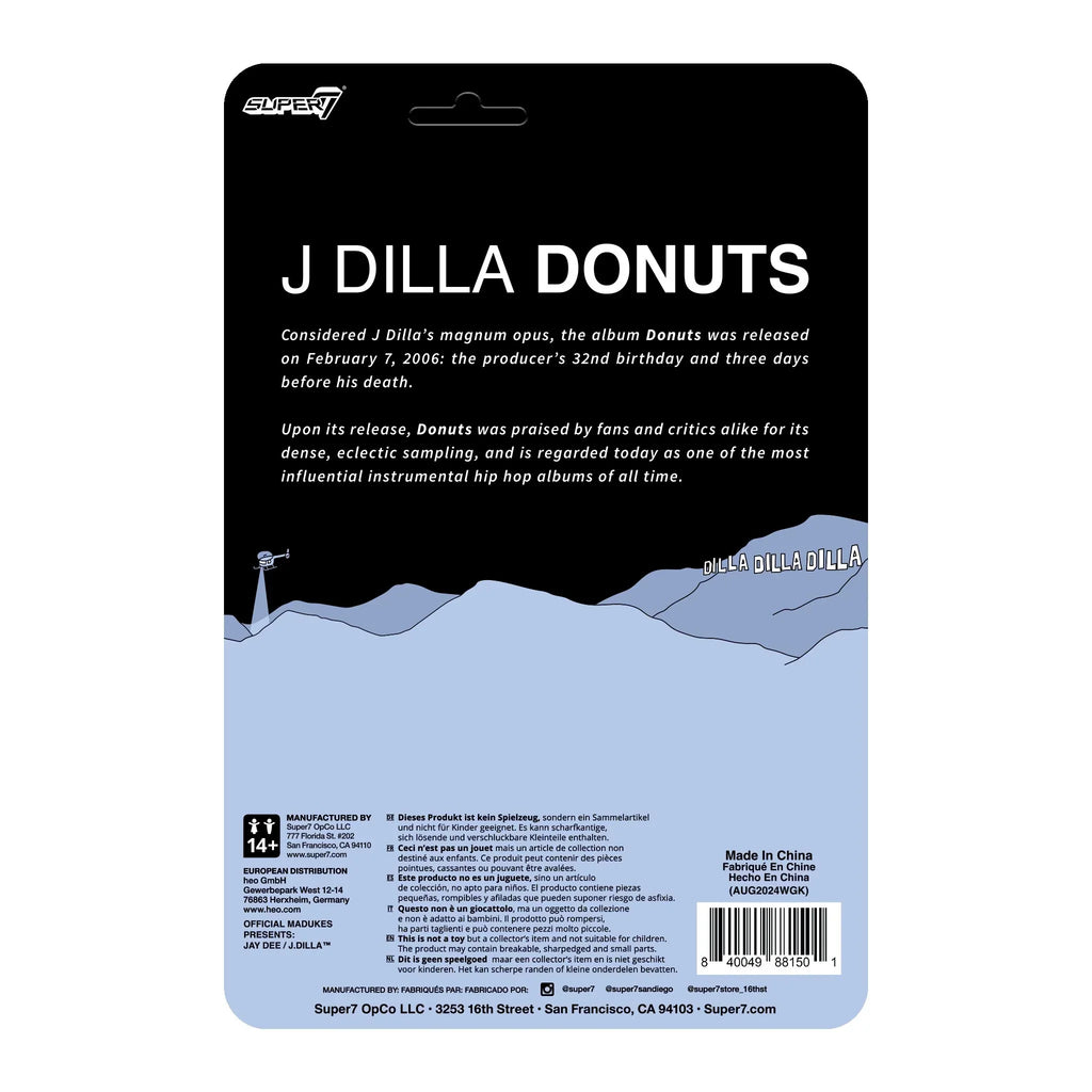 J DILLA REACTION FIGURE WAVE 1 - (DONUTS - SMILE ALBUM COVER)