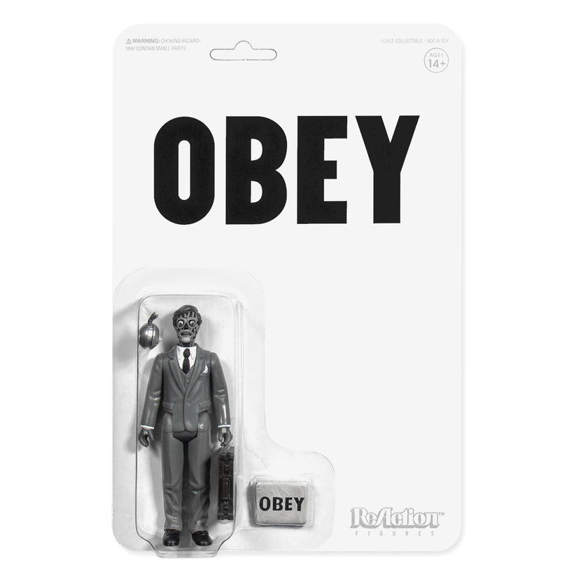 THEY LIVE REACTION FIGURE - MALE GHOUL - BLACK/WHITE