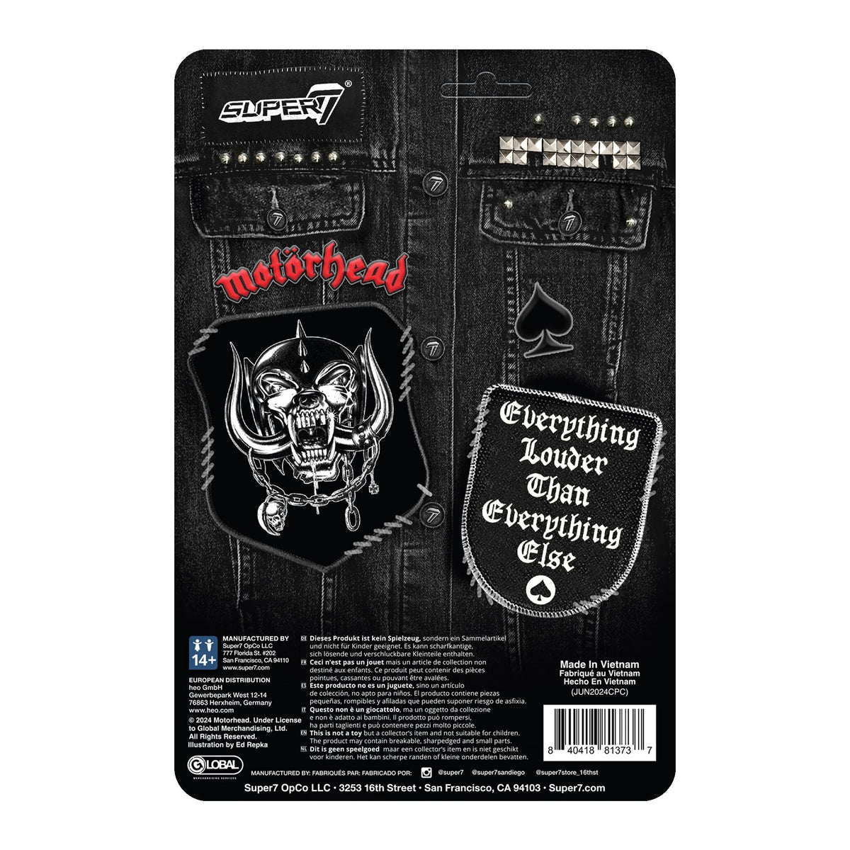 MOTORHEAD REACTION FIGURE 'LEMMY' MODERN COWBOY