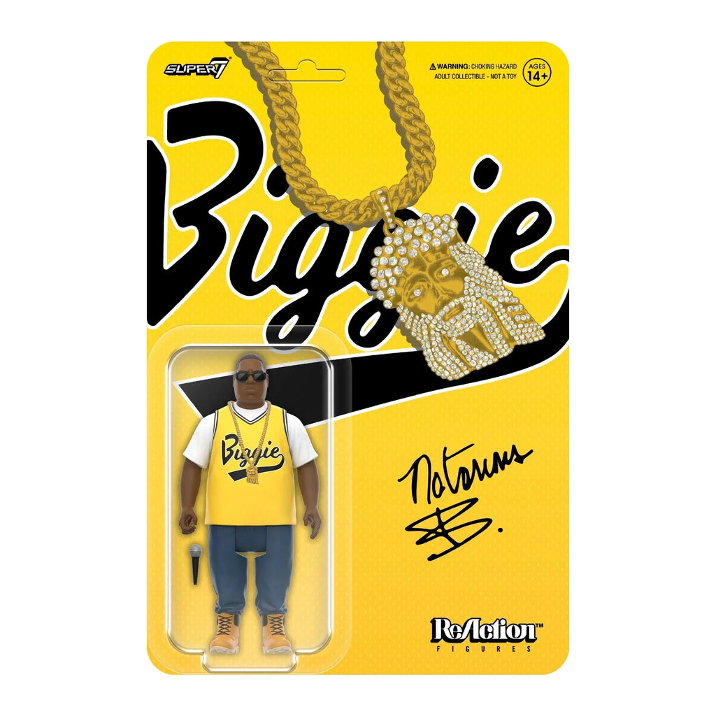 NOTORIOUS B.I.G. REACTION FIGURE WAVE 4 - YELLOW JERSEY