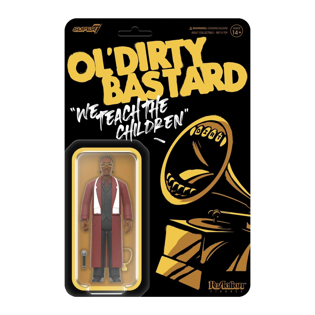 OL' DIRTY BASTARD REACTION FIGURE WAVE 4 - FOR THE CHILDREN