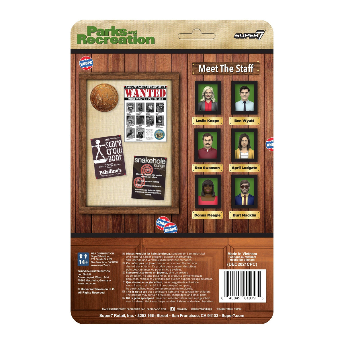 PARKS AND RECREATION REACTION WAVE 1 - LESLIE KNOPE ACTION FIGURE