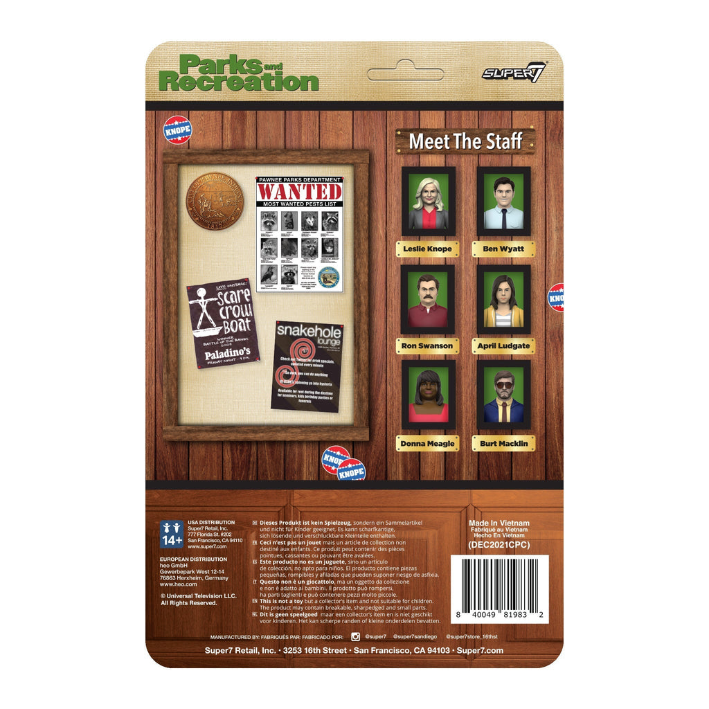PARKS AND RECREATION REACTION WAVE 1 - RON SWANSON ACTION FIGURE